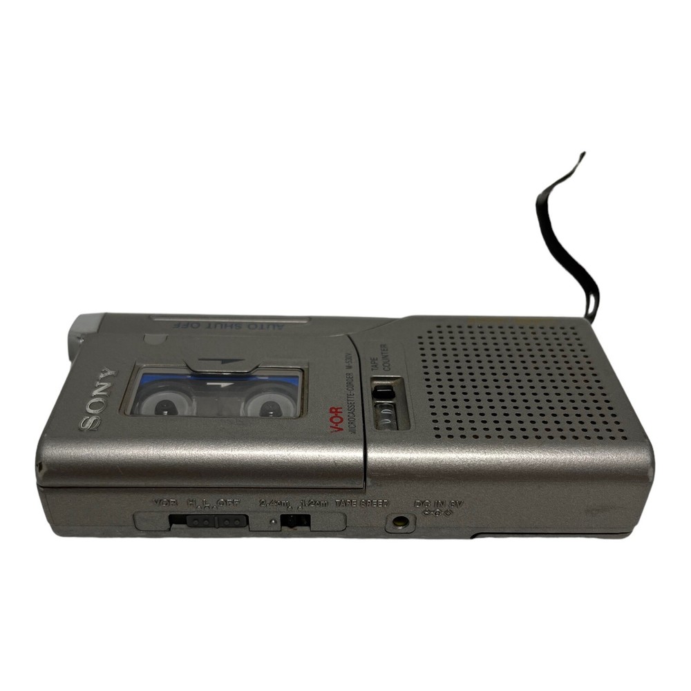 Sony M-530V Clear Voice Plus VOR Microcassette Corder Recorder - Untested