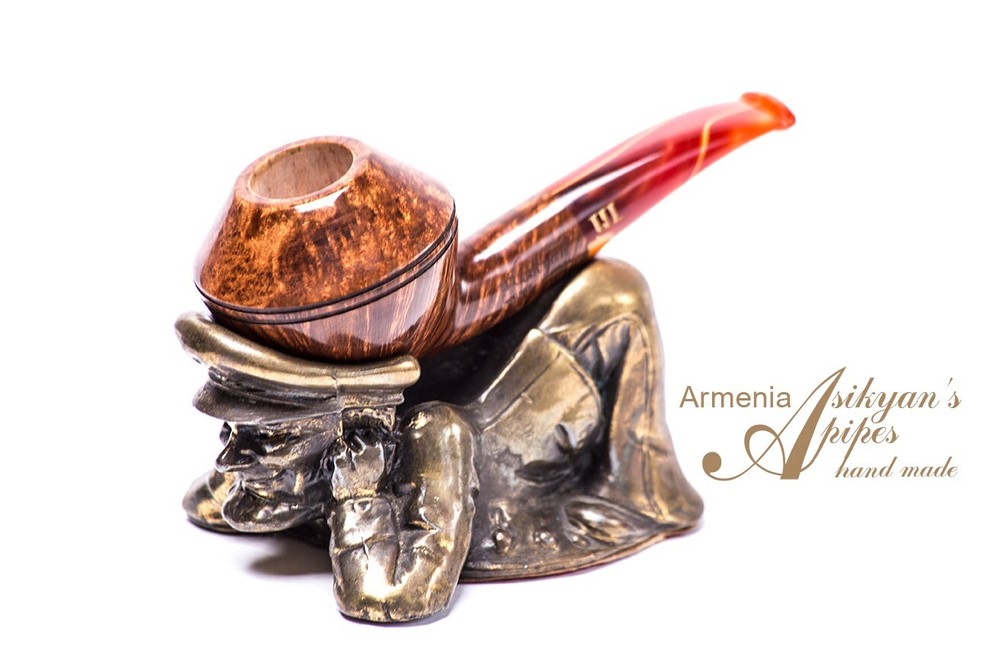 Asikyan Pipe #409/24 Rhodesian Smooth Hand Made