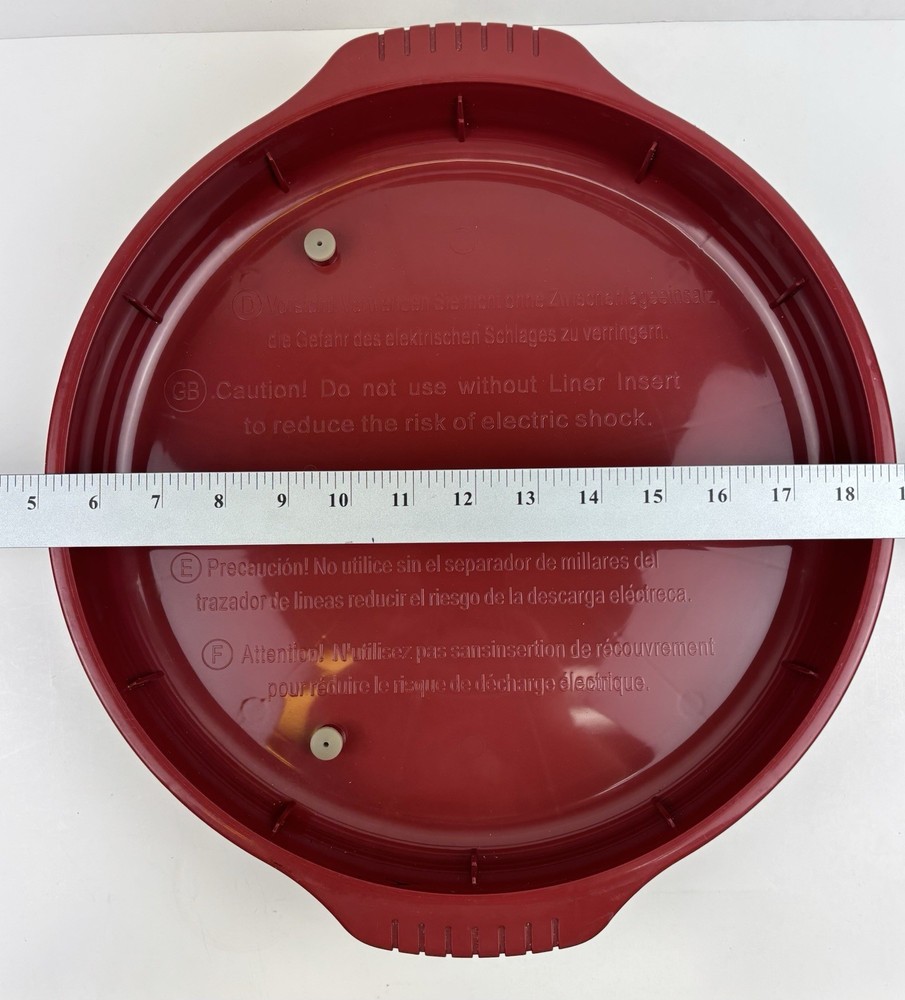 NuWave Pro Oven Replacement Parts Bottom Base With Drip Pan & Rack