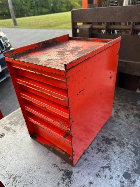 Vintage MAC Tools 5 Drawer Mini Side Hanging Caddy Toolbox Box