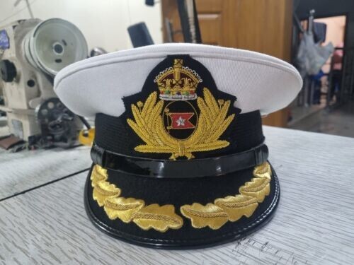 ROYAL MARINE TITANIC WHITE STAR LINE CAPTAIN SMITH HAT! Wow !