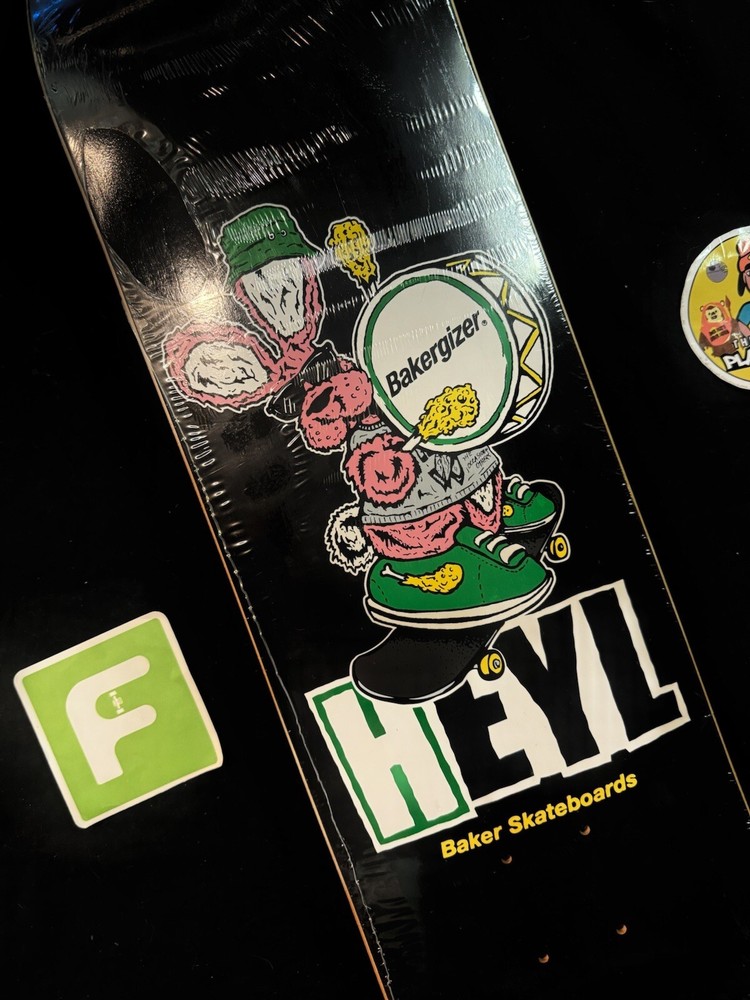 RARE Shane Heyl Bakergizer Bunny Baker Skateboard Deck Pro Model