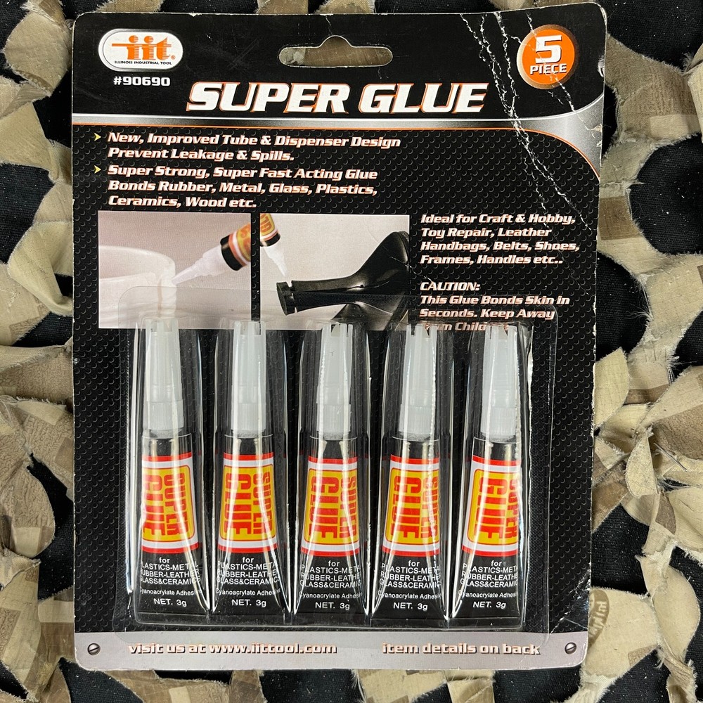 NEW 5 Piece Super Glue