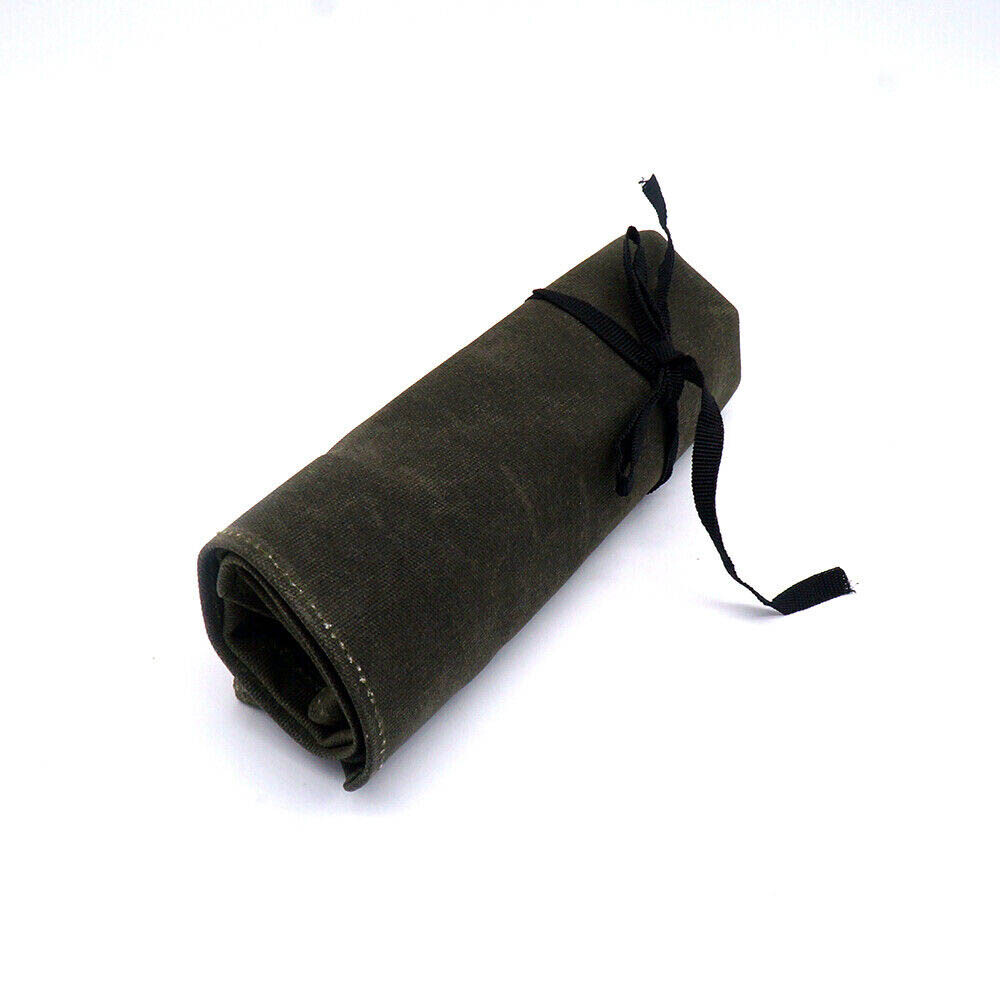 Waterproof Chef Knife Bag Roll Foldable Kitchen Canvas Culinary Storage Tools US
