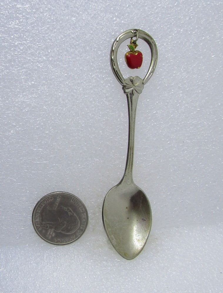 Apple Charm Souvenir Spoon