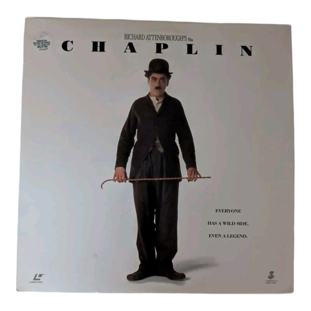 Chaplin Laserdisc LD Movie Richard Attenborough 2 Disc Set