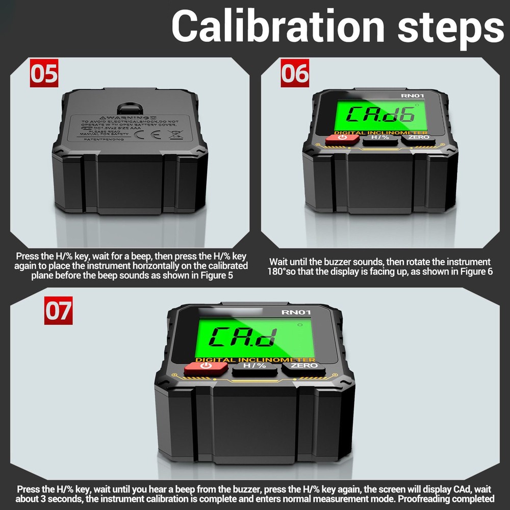 Digital Angle Finder Magnetic Mini Protractor Angle Finder Measuring