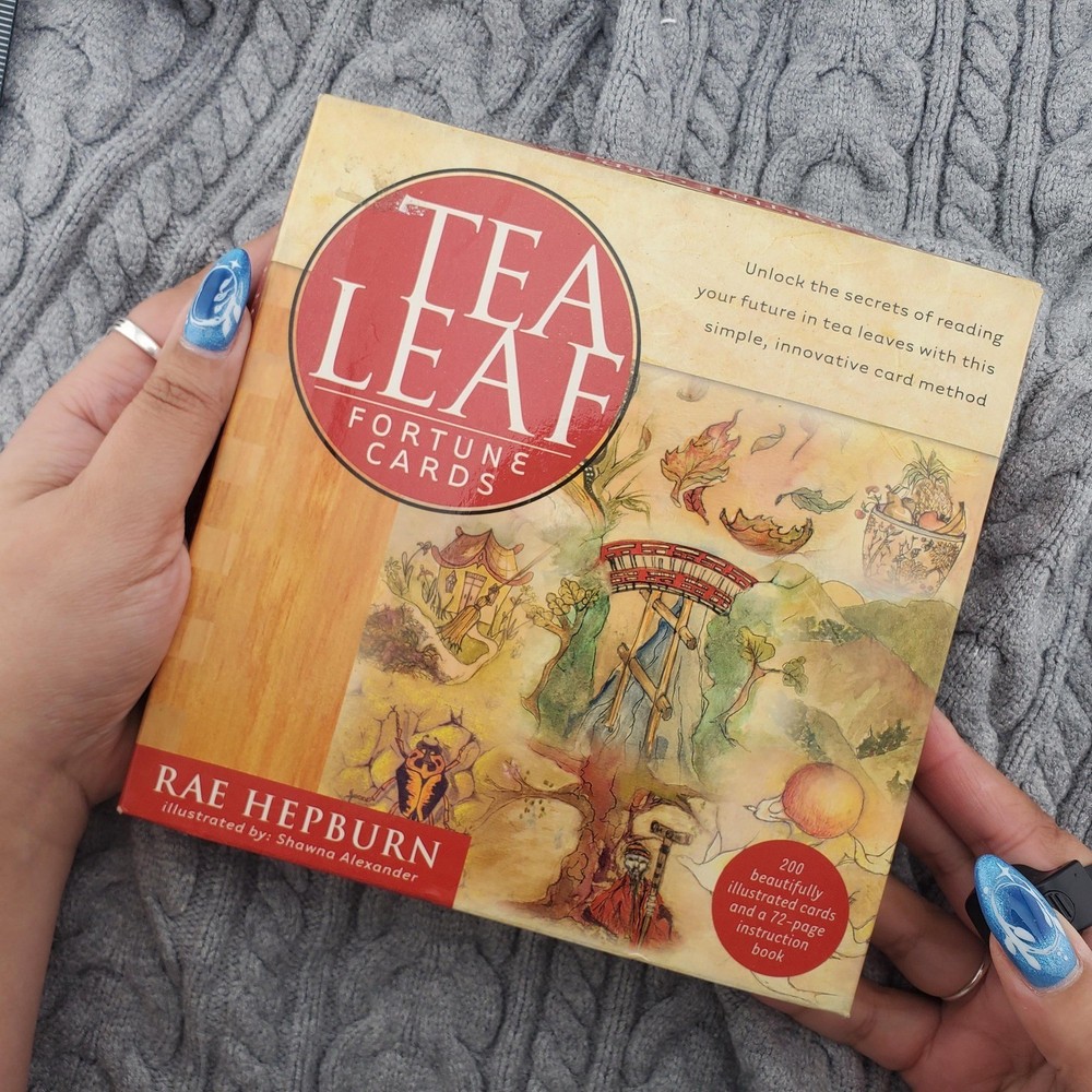 Tea Leaf Fortune Cards by Rae Hepburn 200 Card Oracle Deck USED