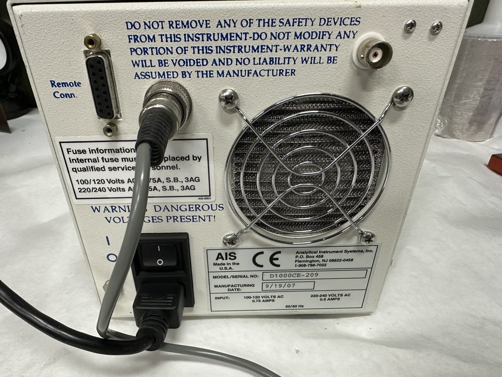 Analytical Instrument Systems , UV Light Source AIS DT1000 CE