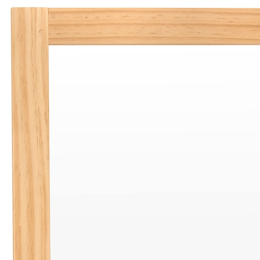 5.75 ft Tall Clear Plastic Partition on Wheels Natural