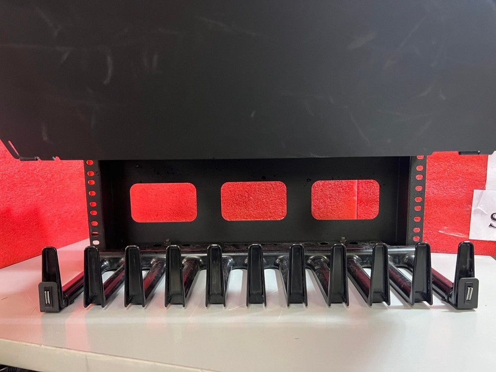 Panduit NCMHAEF4 Horizontal Cable Manager Black