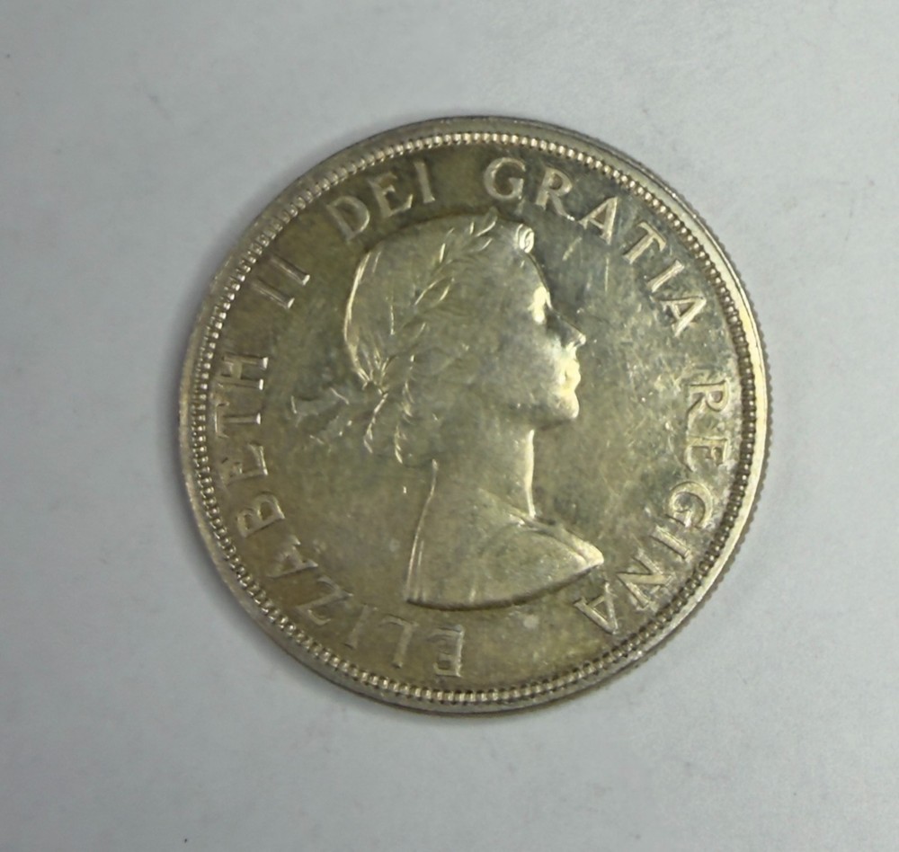 1956 Canada Dollar - 80% Silver - Voyageur