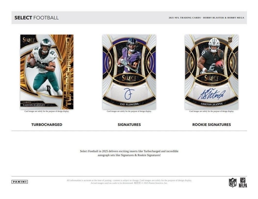 2025 Panini Select Football Mega Box