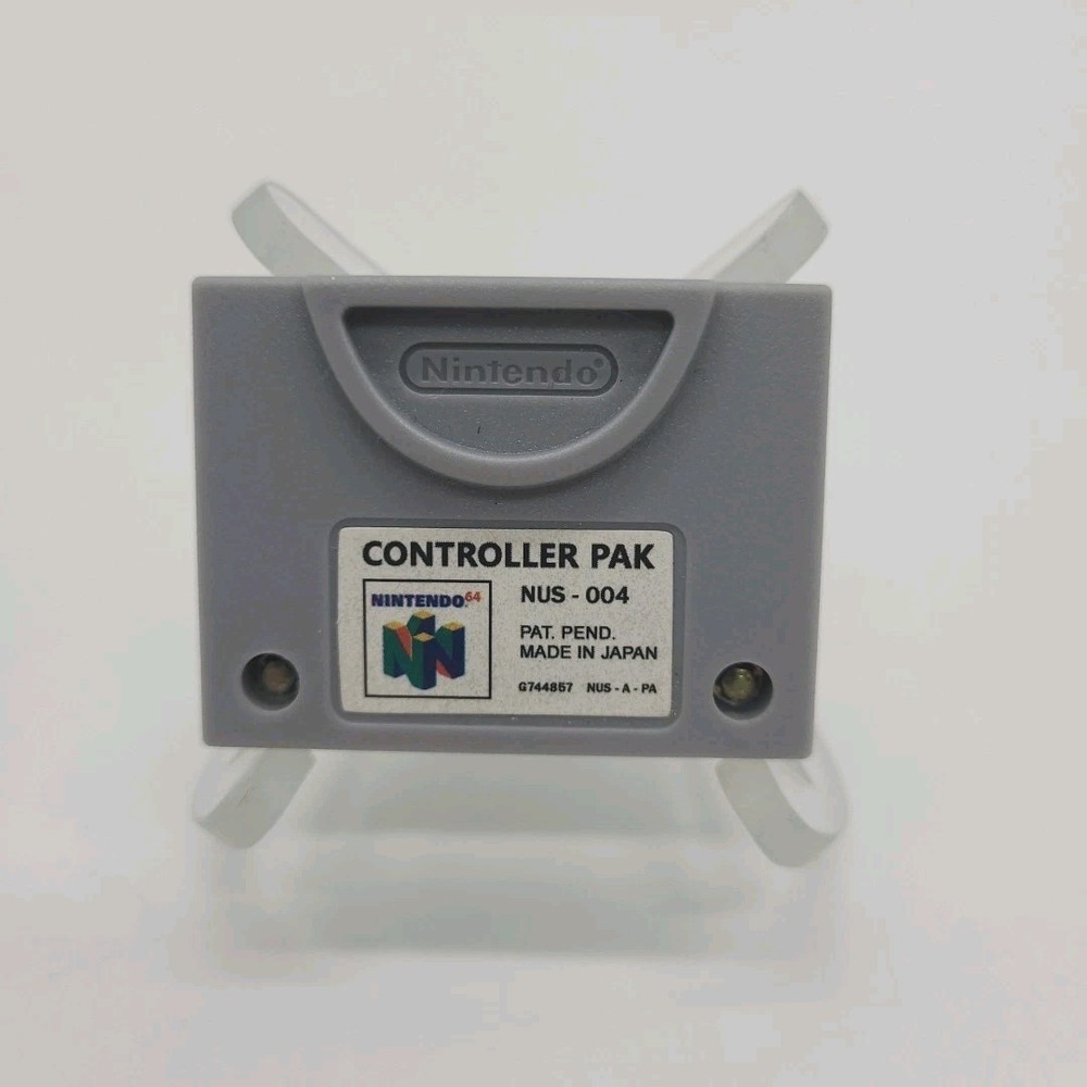Nintendo 64 OEM Controller Pak NUS-004 Memory Card - Tested