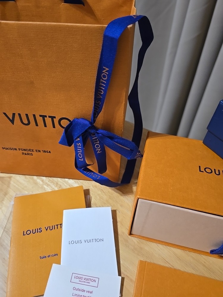 Authentic LOUIS VUITTON LV Box Lot Magnetic And Open Empty Pieces & Papers
