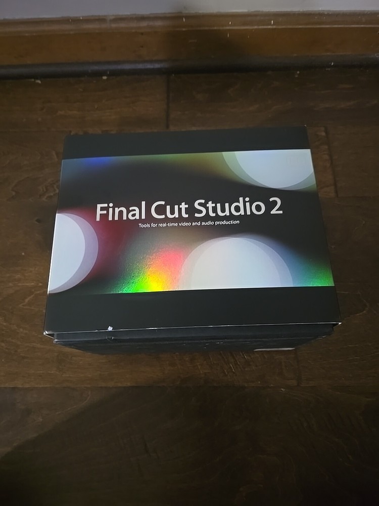 Apple Final Cut Studio 2 Editing Software Complete with Manuals