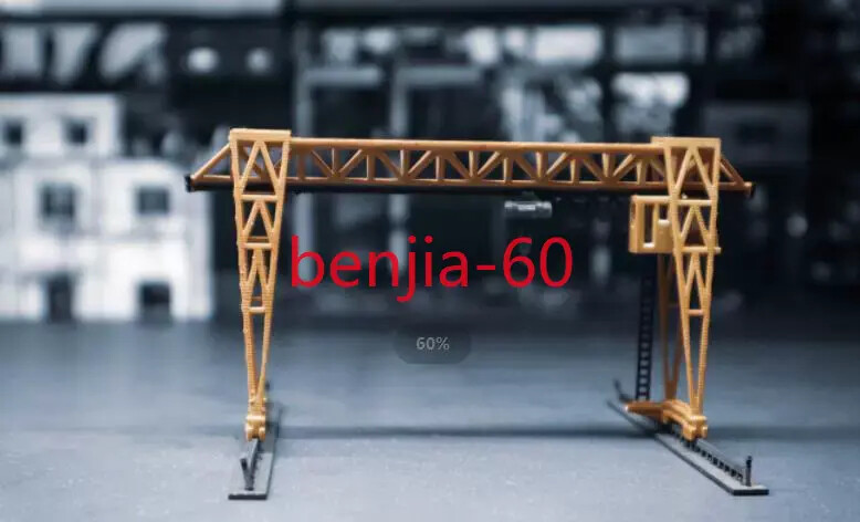 N Scale 1/160 Miniature Crane Train Architectural Scene Display Model Railway