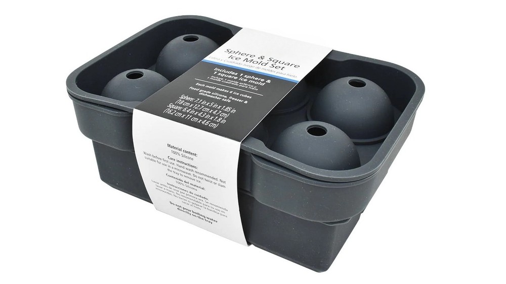 (3 pack)Ice Cube Tray, 3Pack Silicone Ice Cube Tray Grey, 3 pack