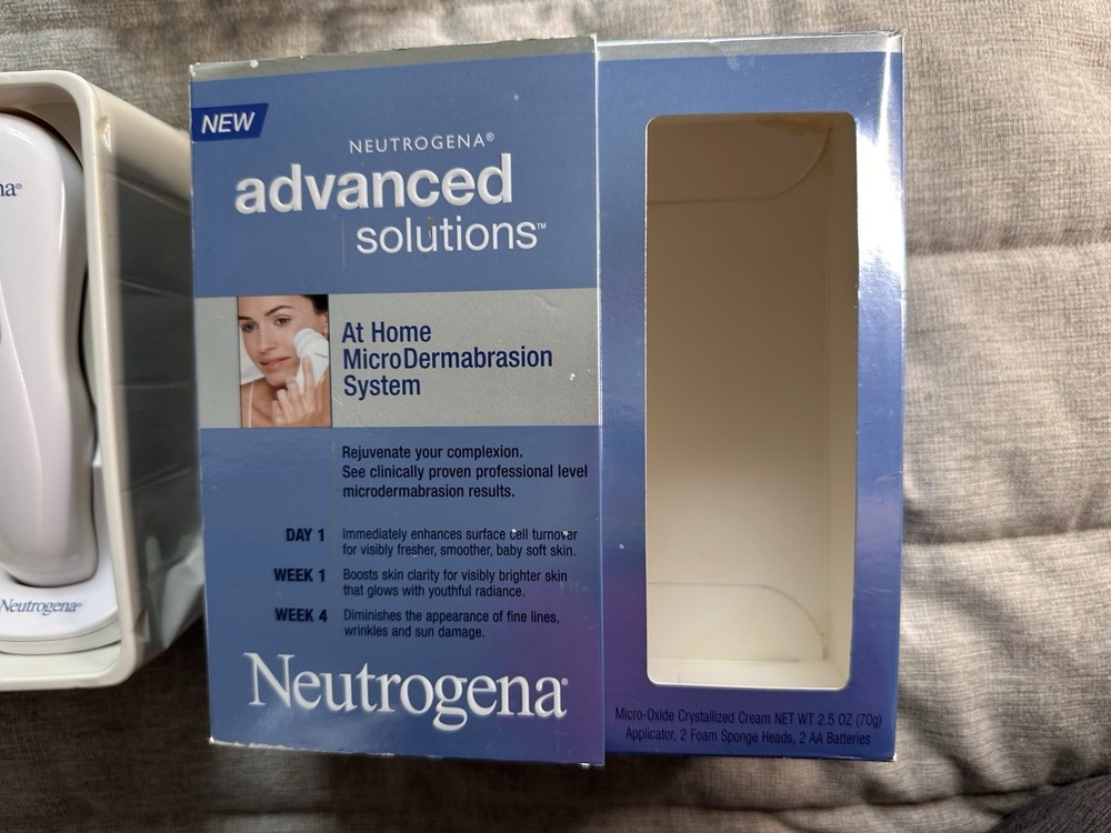 Neutrogena Advanced Solutions At Home Microdermabrasion Kit System TESTED WORKS