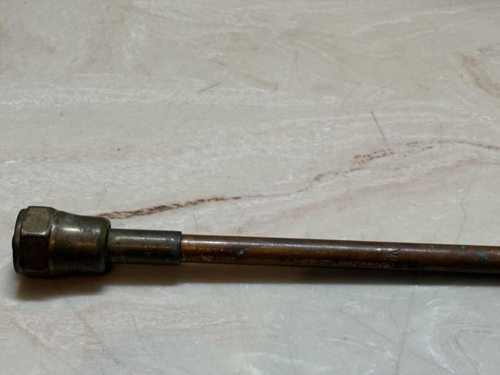 Vintage Cutting Torch Tip Angled 12” Copper Brass