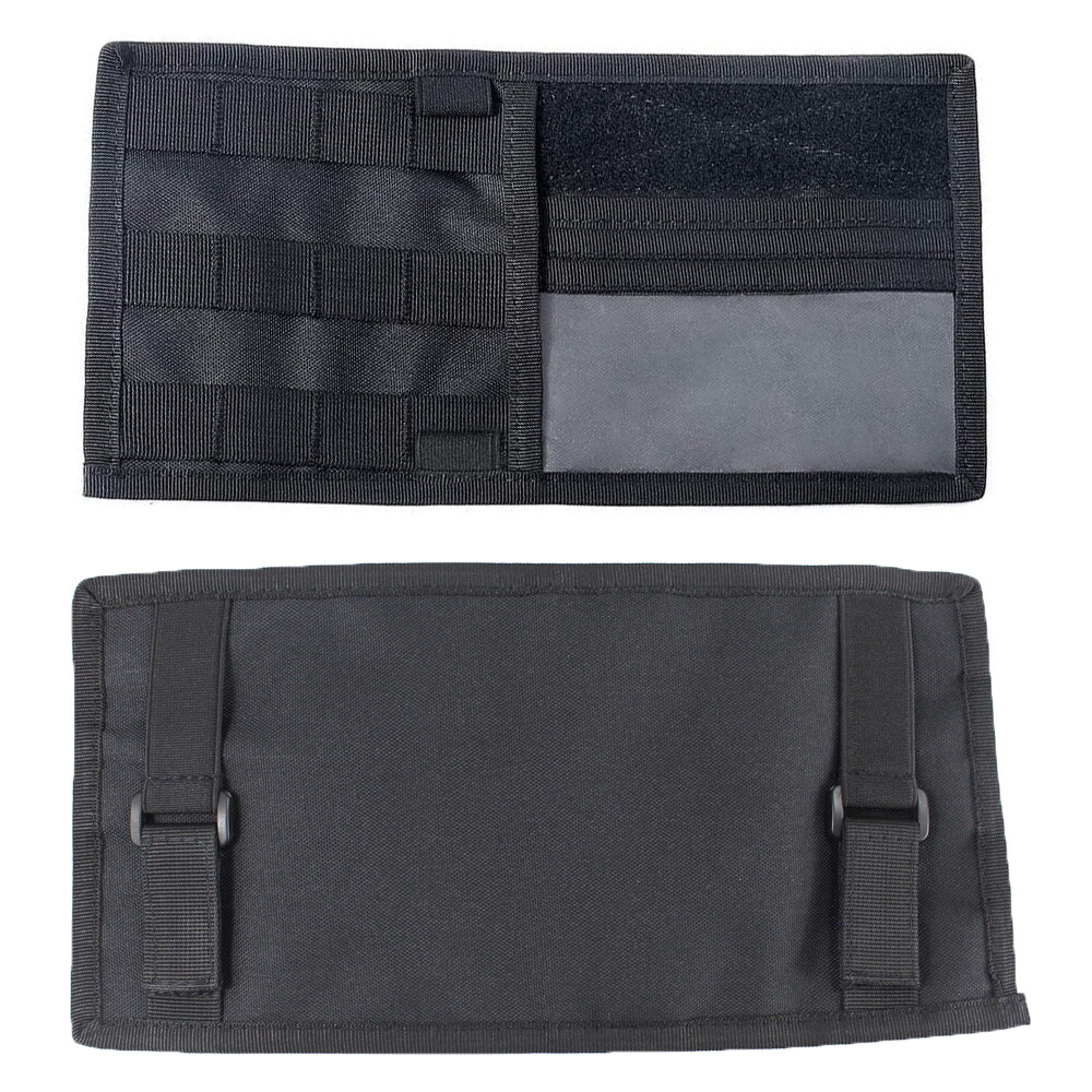 Tactical Molle Visor Organizer Pouch Car Sun Visor Holder Tools EDC Storage Bag
