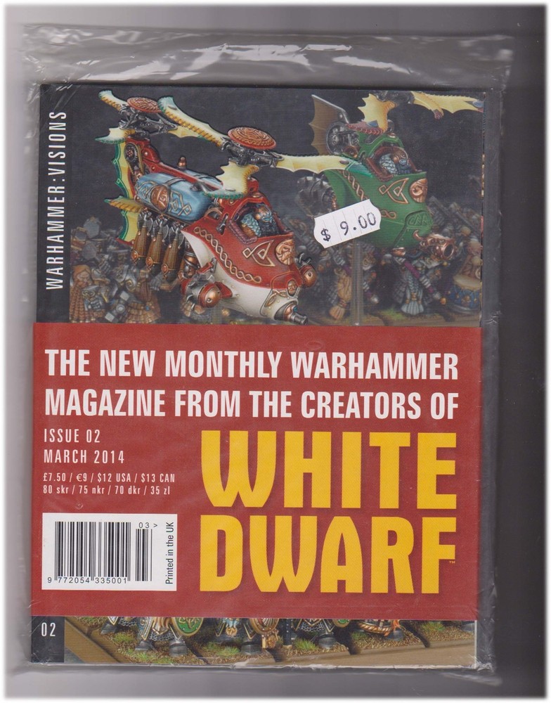 NEW White Dwarf Warhammer - March 2014 - Issue 02 SRP $12