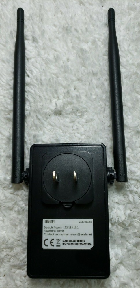 750Mbps Network Dual Band Wifi Range Extender Repeater 11AC double antennas