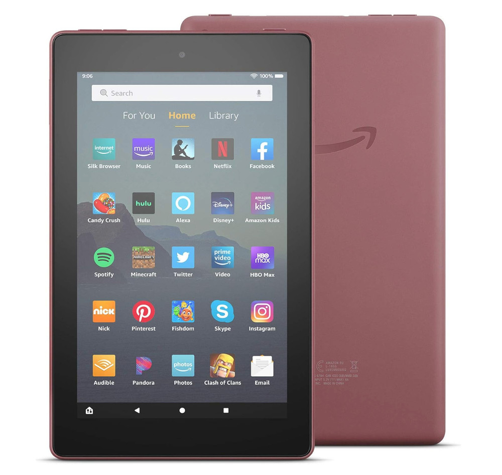 Fire 7 tablet, 7" display, 16 GB, (2019 release), Plum