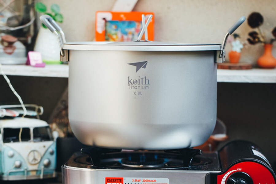 Keith Titanium Ti8301 Pot - 6.0 L
