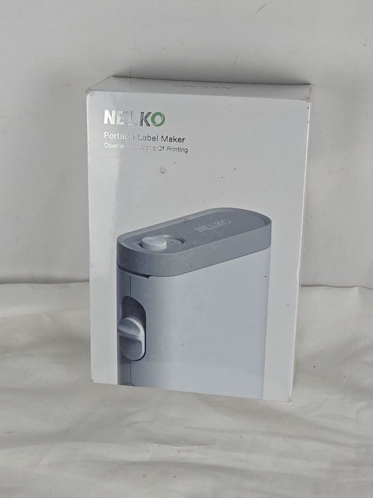 Nelko Label Maker Machine with Tape, P21 Portable Bluetooth Label Printer
