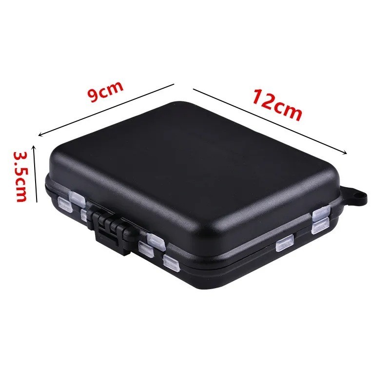 Double Sided Fishing Tackle Box Lure Bait Hook Storage Case