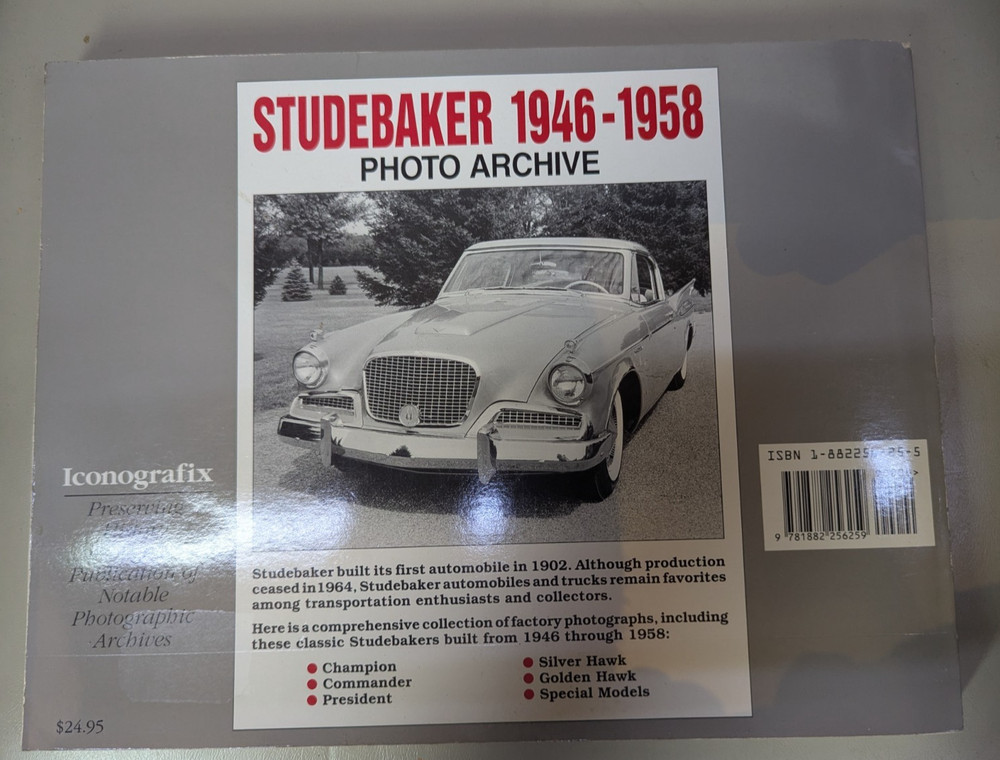 1946 - 1958 Studebaker Photo Archive Book