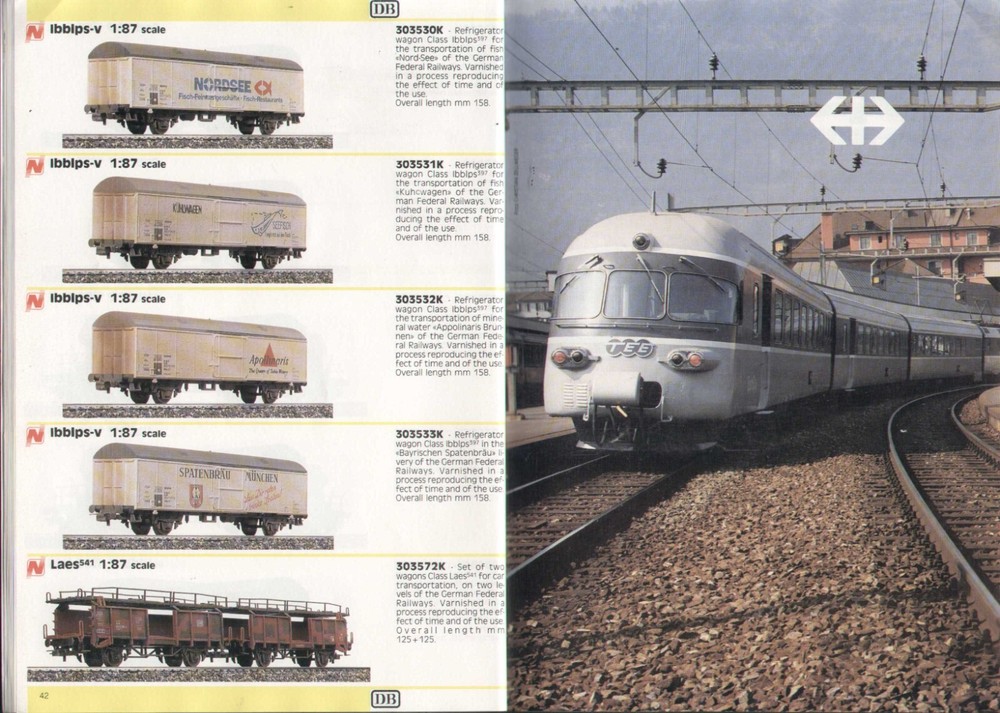 catalogue LIMA EURO PROGRAM 1990 HO 1/87 E dd