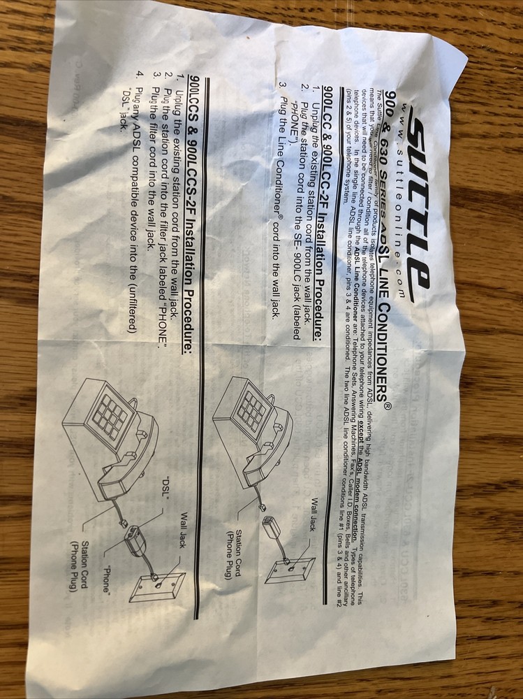 Suttle Line Conditioner ~ 900LCC-50
