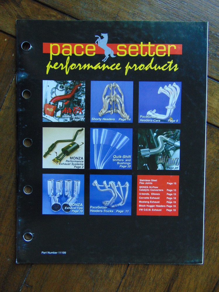Vintage Original 1999 PaceSetter Performance Products Catalog
