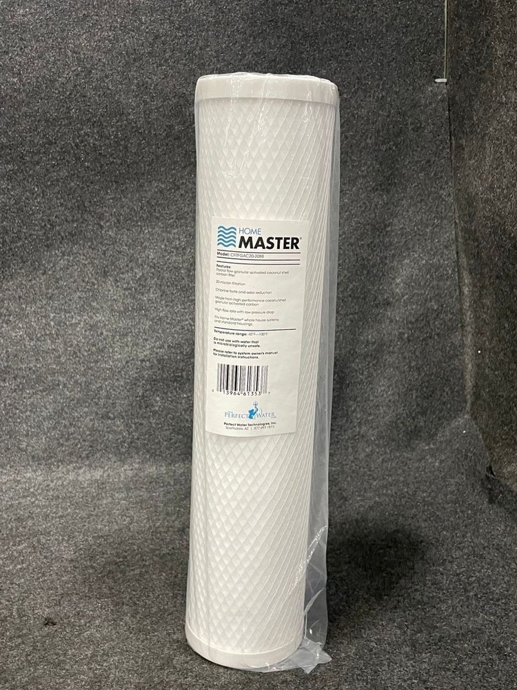 MASTER CFRFGAC20-20BB Radial Flow Granular Activated Coconut Shell Water Filter