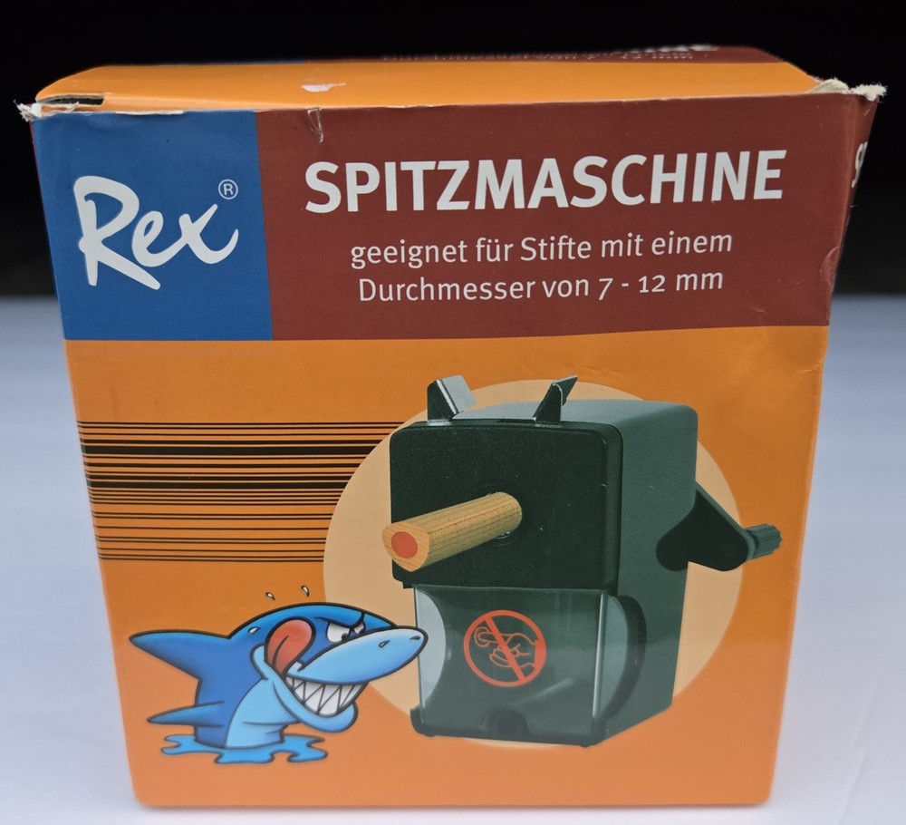 Rex Sharpening Machine Sharpener for 7-12mm Pens Black NEW IN BOX