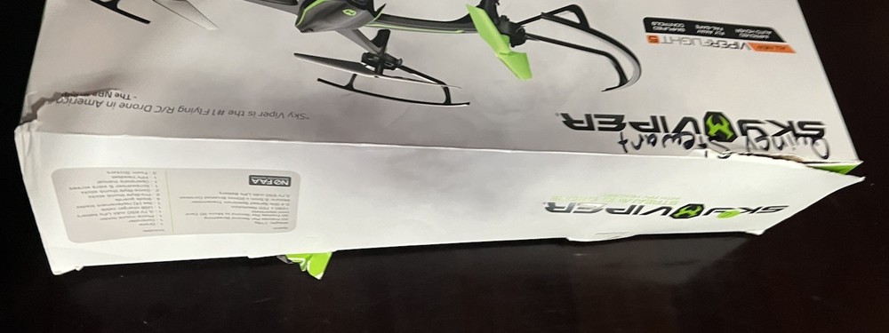 Sky Viper V2450FPV 2017 Edition Streaming Drone Great Condition