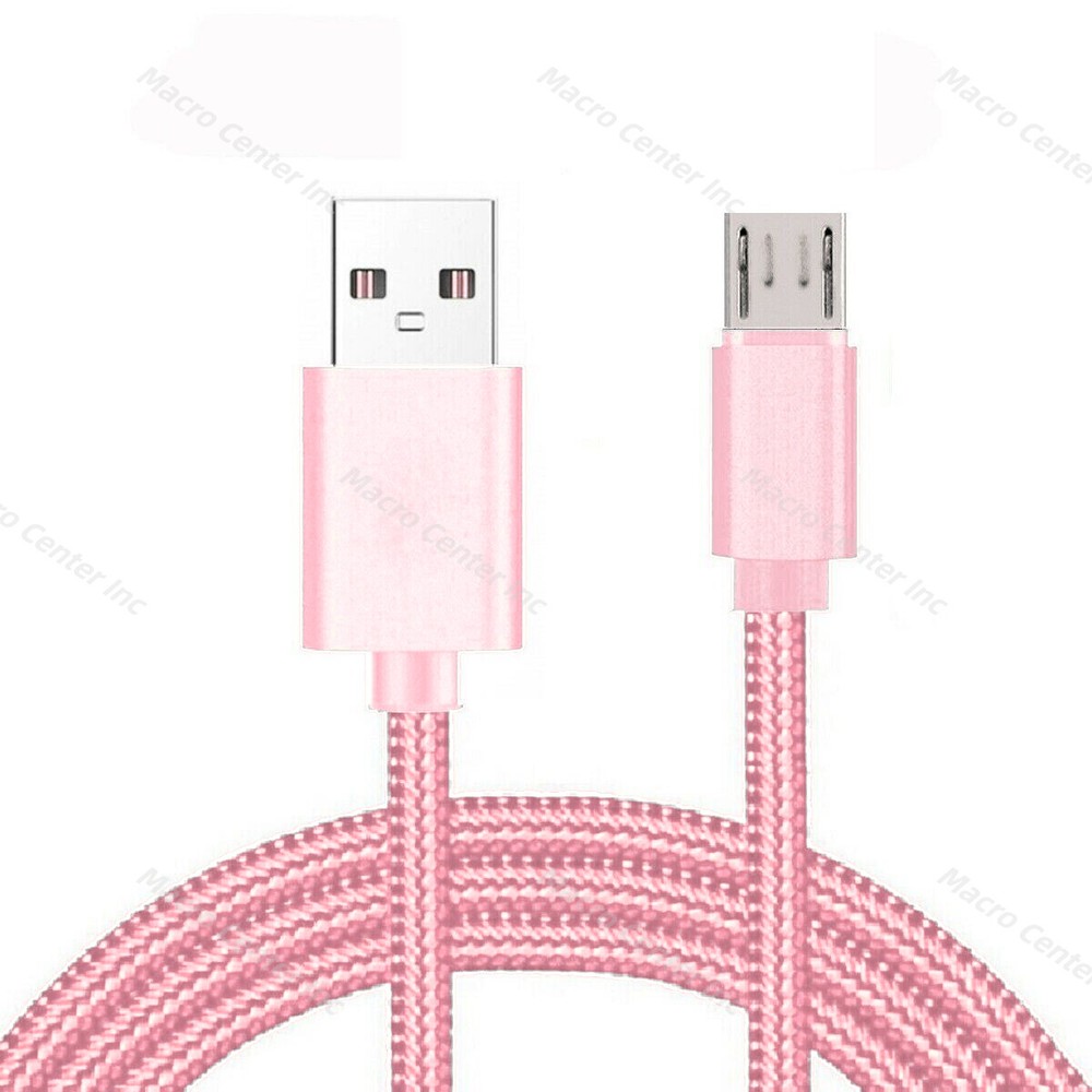 3/6/10Ft Micro USB Fast Charger Data Sync Cable Cord Samsung LG HTC Android