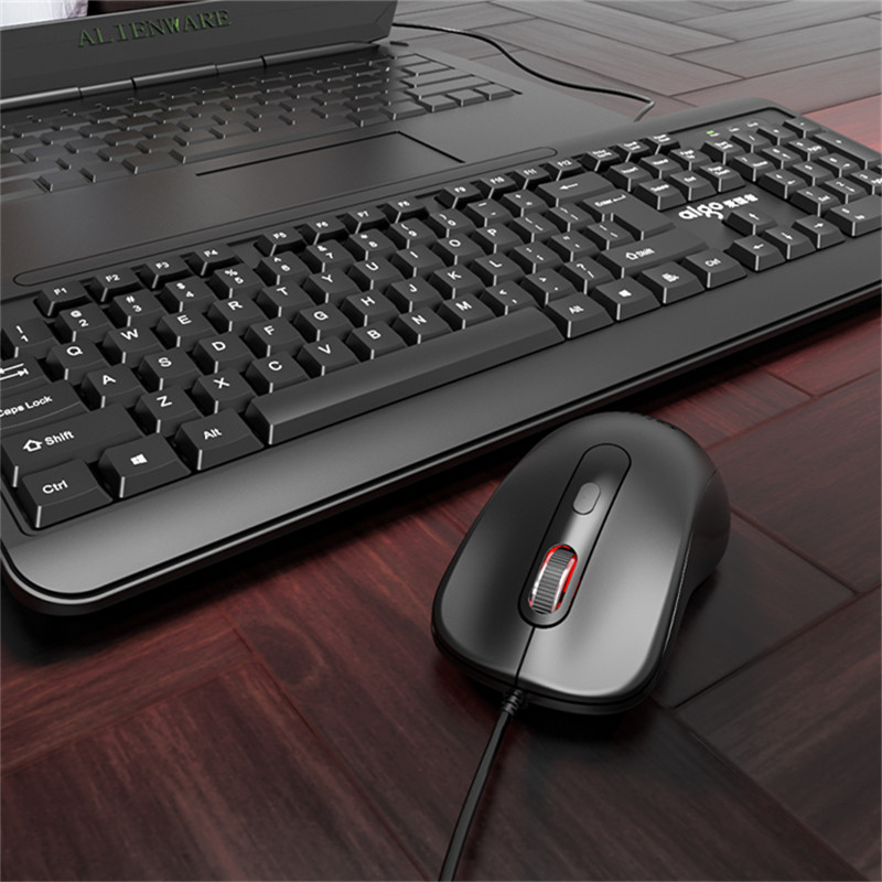 Computer Office Keyboard Wired USB 104 Keys Full Size Backlit Keyboards PC