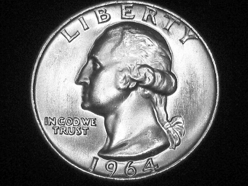 1964 Washington Quarter --- Gem Uncirculated