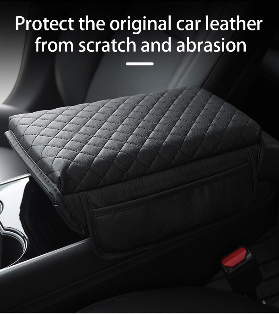 Car Accessories Armrest Cushion Cover Center Console Box Pad Arm Rest Protector