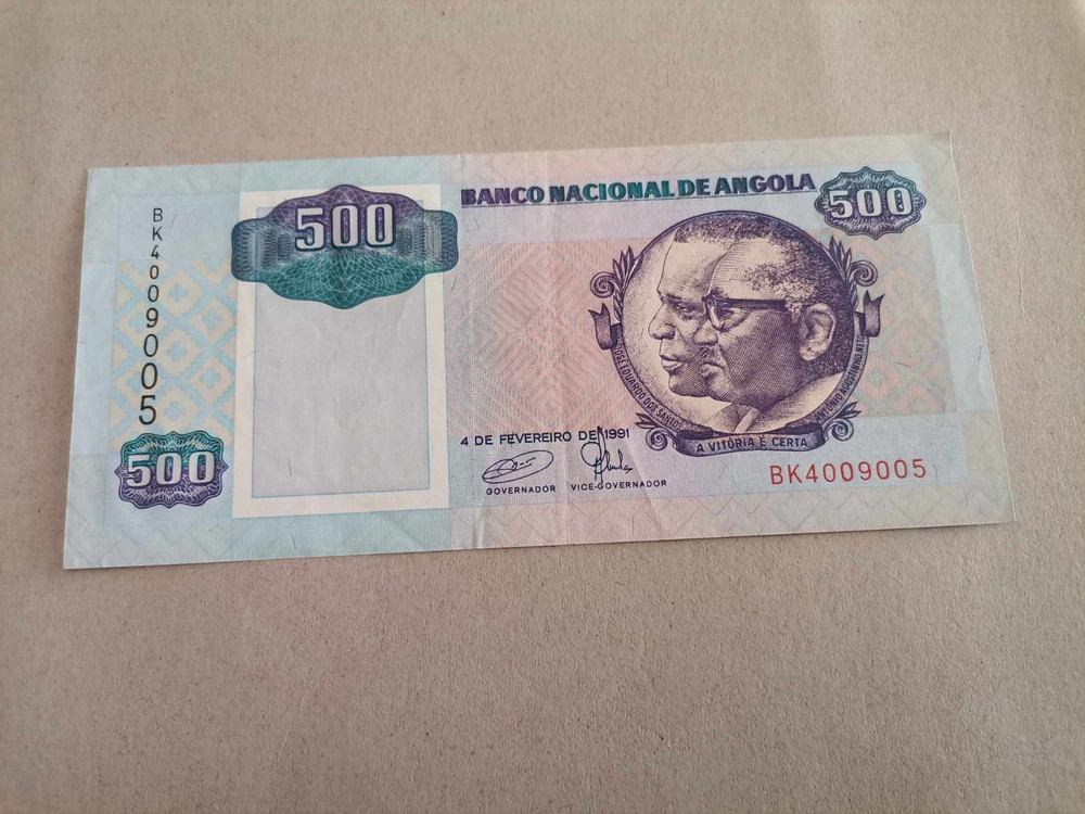 Angola - 500 kwanzas - 1991 - XF