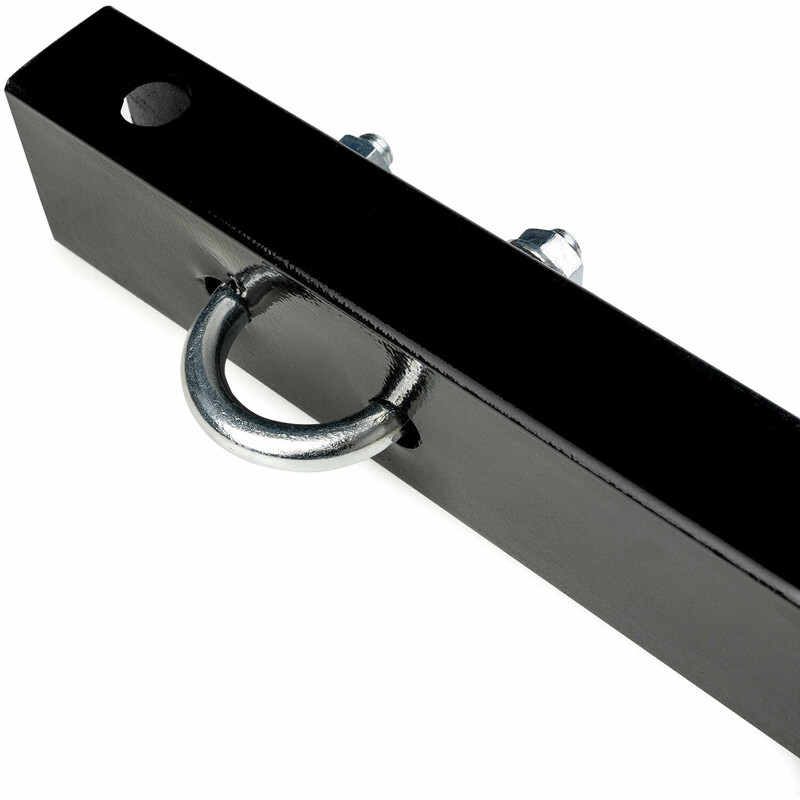 Adjustable Universal Tow Bar with 2x Safety Chains 5000 lbs Towing Capacity