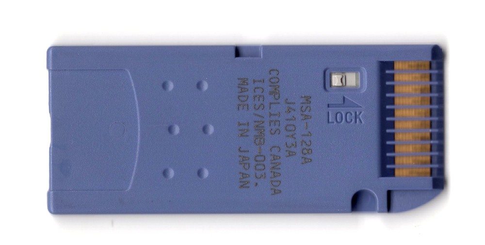 Sony Memory Stick 128MB MSA-128A Genuine Camera Memory Card