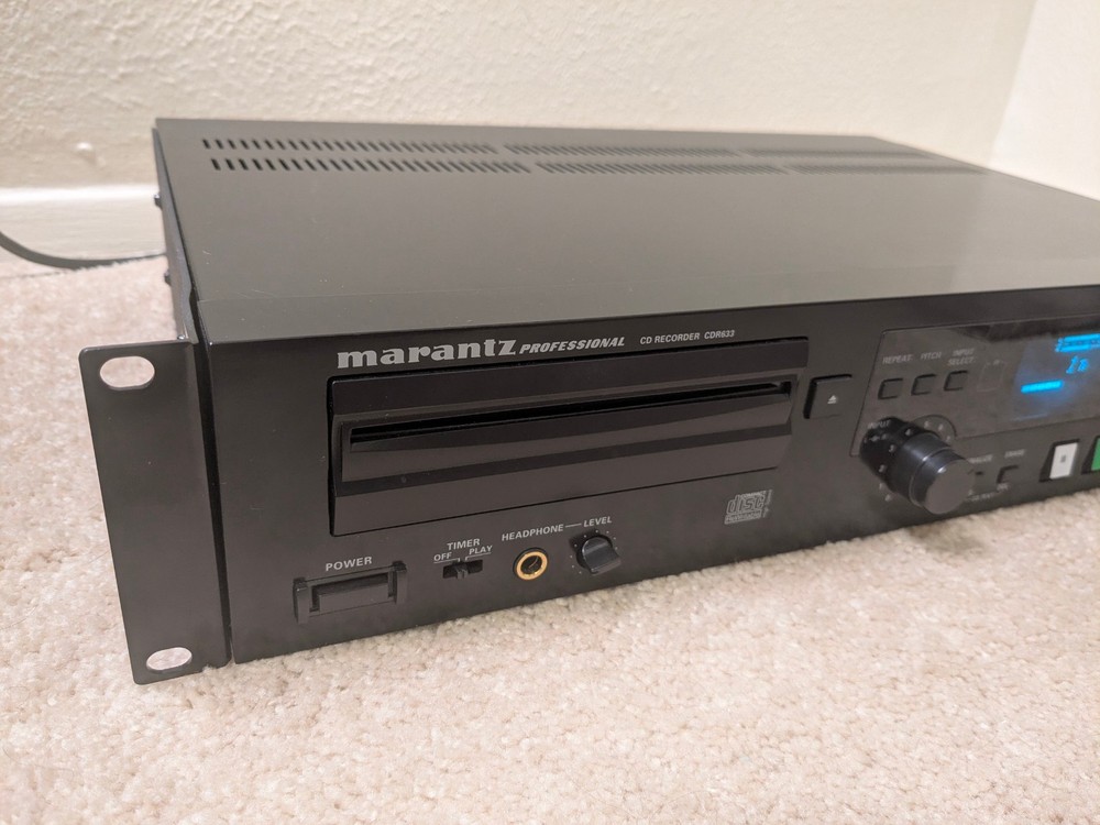 Marantz CDR633 Professional Rackmount Slot-Loading CD Player / Recorder