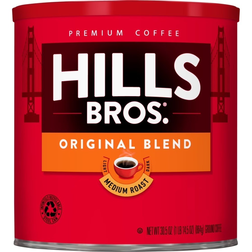 Premium Arabica Ground Coffee Medium Roast Original Blend in 30.5 oz Can