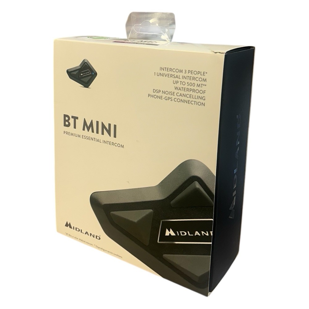 Midland BT Mini Single Motorcycle Helmet Intercom Communication