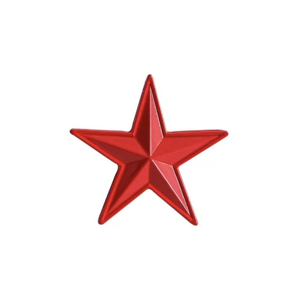 Red Star Commie Pin - Communist Comrade In Communism