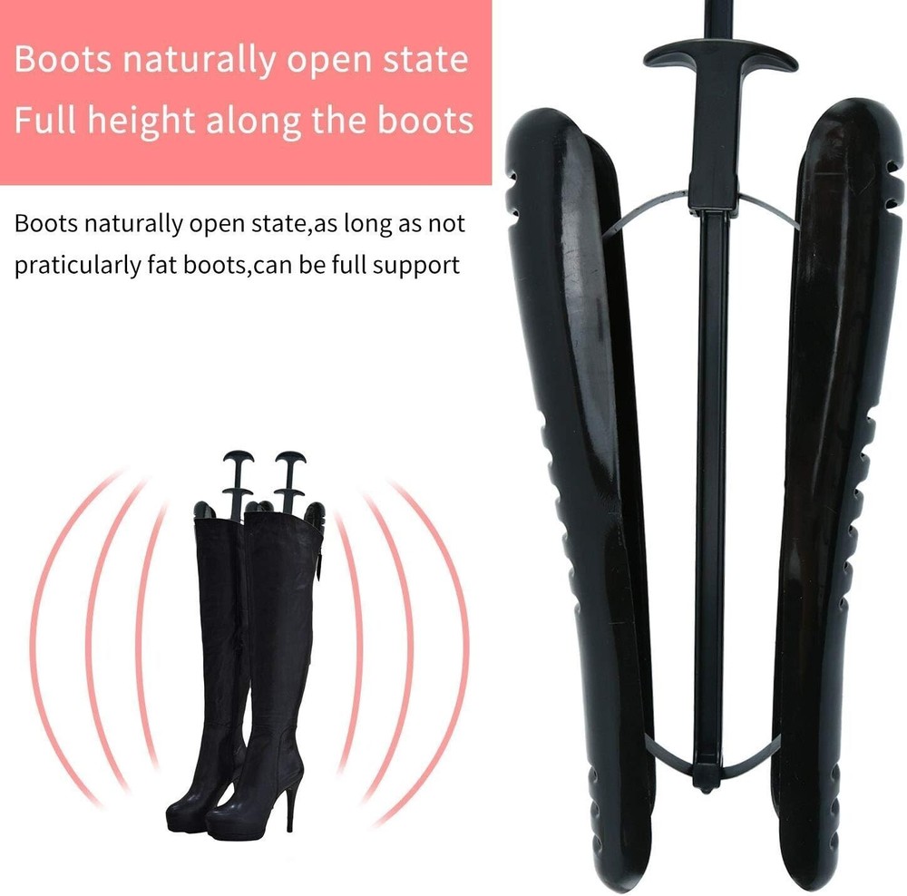 4 Pairs Black Boot Stretcher Boot Tree Shapers Tall Boot Tree Shaft ShaperBoo